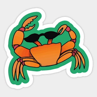 Cool Crab Sticker